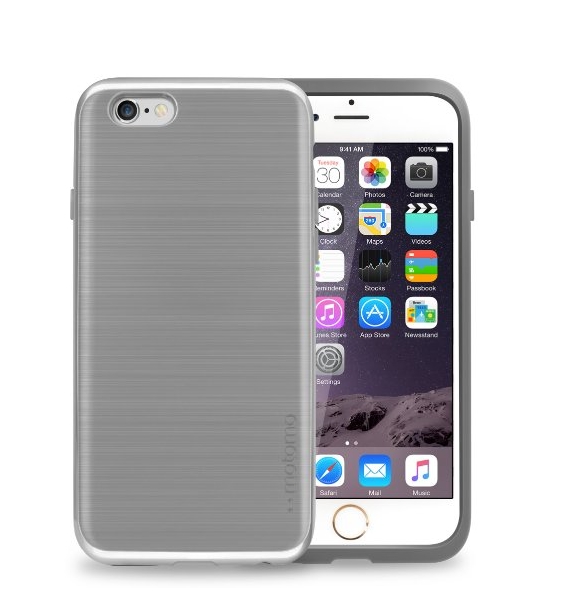 iPhone 6 slim case motomo INFINITY iphone 6s case  iPhone 6s bumper case COOL GRAY CHROME SILVER